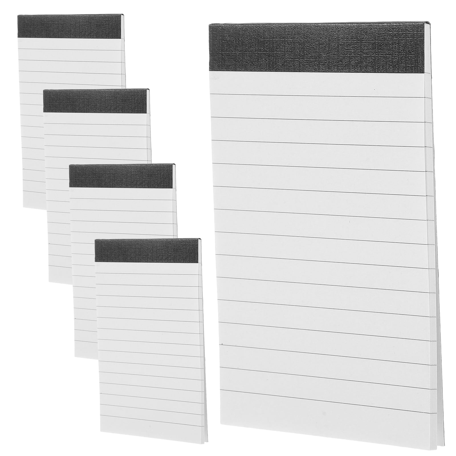 Worgeous 5pcs Colored Legal Pads Lined Memo Pads Refills Tear Off Notepad Ruled Legal Pad Writing Pads For Office Supplies Taking Notes