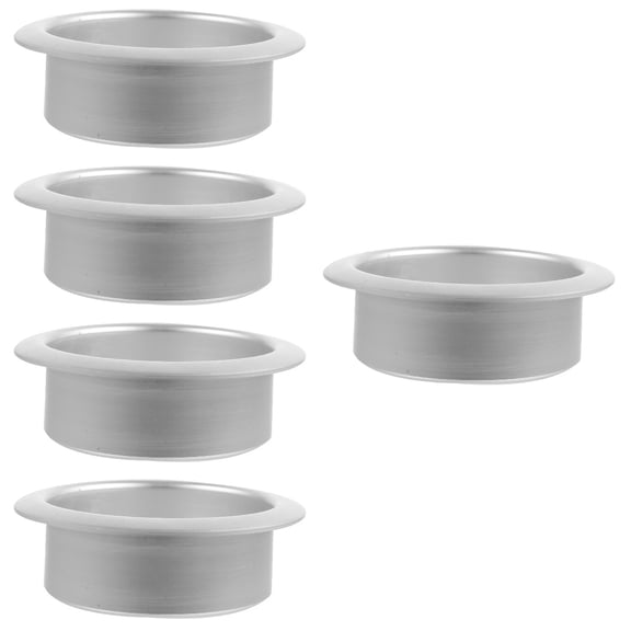 Worgeous 5pcs Cup Storage Holder Recessed Drop in Drinks Cup Holder Replacement Car Cup Aluminum Holder