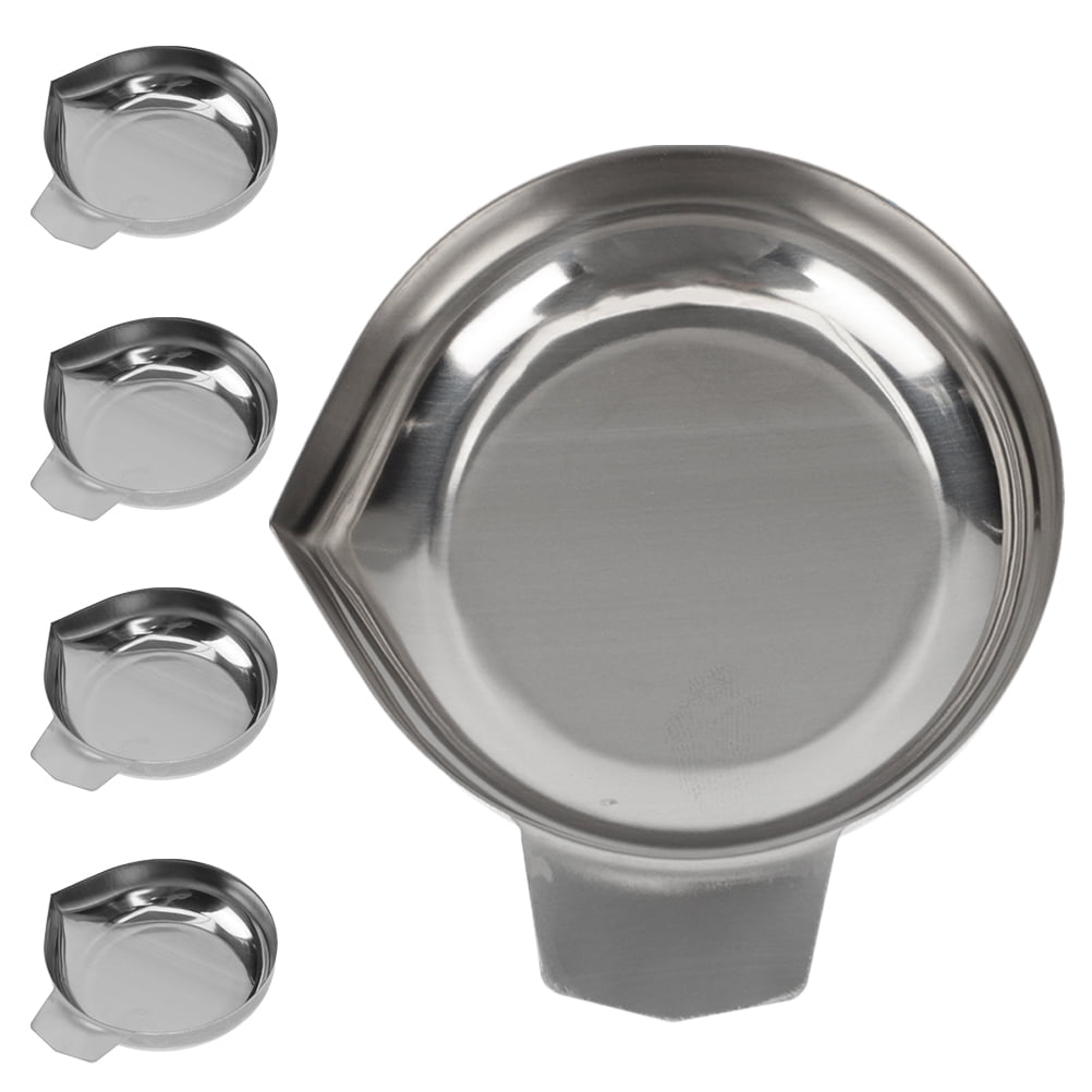 Pan Scale Ruler SEWCHICS Digital Scale Weighting Pan Weighing Pans Silver 5pcs ...