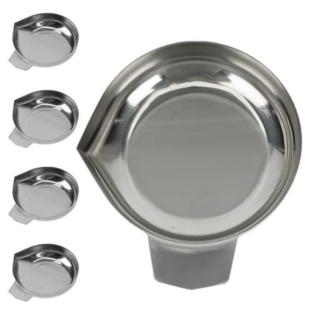 SEWCHICS Digital Scale Weighting Pan Weighing Pans Silver 5pcs