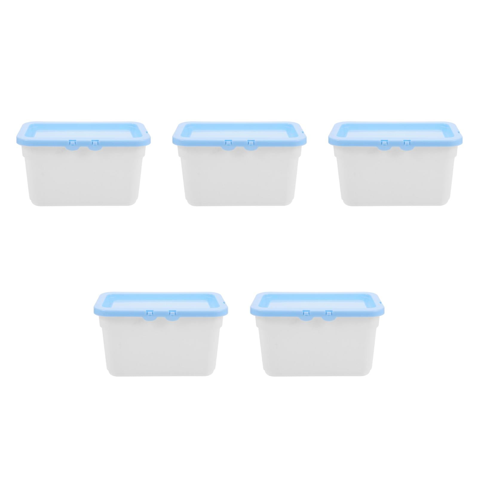 WHAMVOX Worgeous 5pcs Laundry Pod Storage Box with Lid for Laundry Room Organization and Dryer Sheets Container