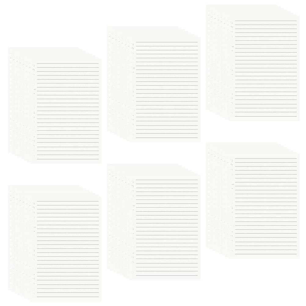 Worgeous 6 Books of Notebook Refill Paper Refill Paper Binder Inserts ...