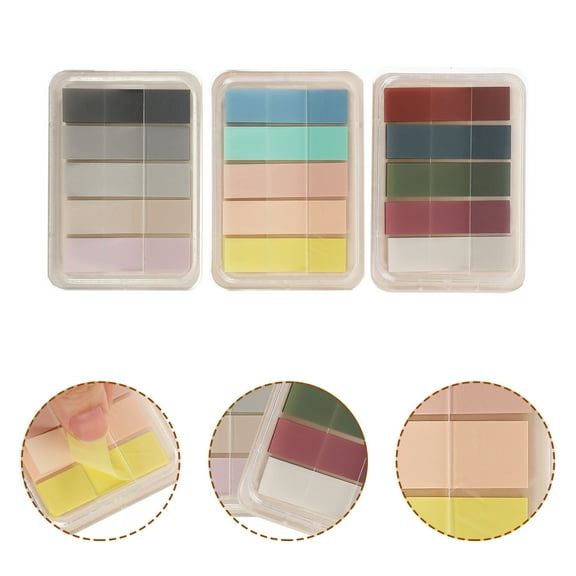 Worgeous 6 Boxes Highlighters Pens Sticky Tabs 100 Sheets/box