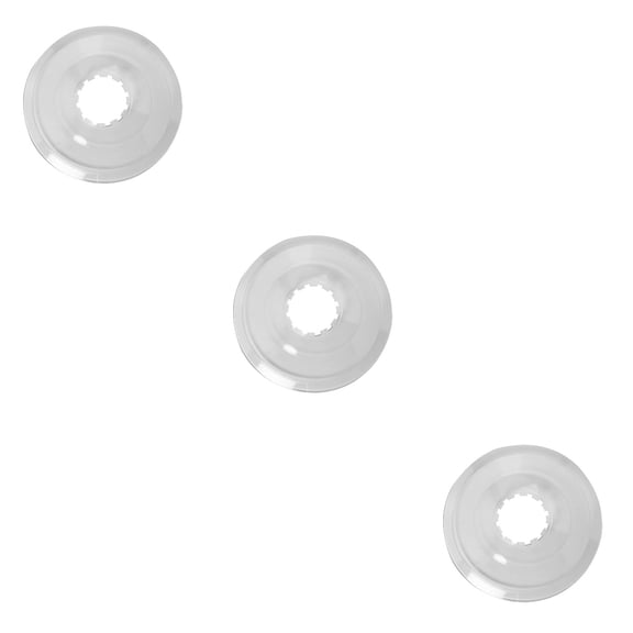 Worgeous 6-Pack Transparent Spokes Protector Rear Hub Guard Cover for