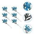 thumbnail image 1 of COSMOBETTY Fake Berry Branches Blue Plastic for Users Who Enjoy Diy Decoration 6Pcs 11.8x3.9in, 1 of 7