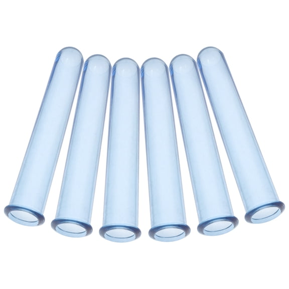 Worgeous  6 Pcs Hydroponic Vase Test Tube Clear Tubes Floral Display Vases