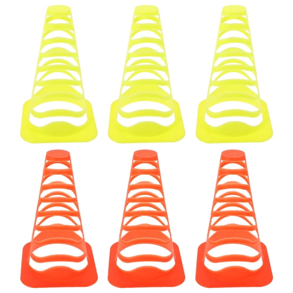 Worgeous 6 Pcs Mini Agility Soccer Cones Rollers Training Bucket