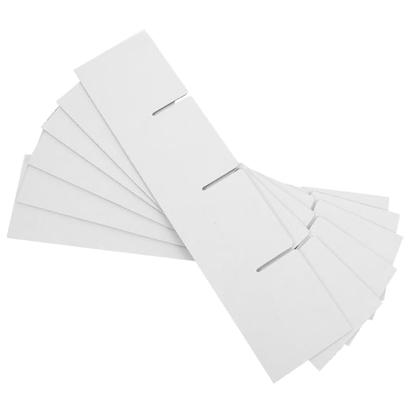 Worgeous 6 Pcs Packaging Edge Protectors Shirt Cardboard Travel White