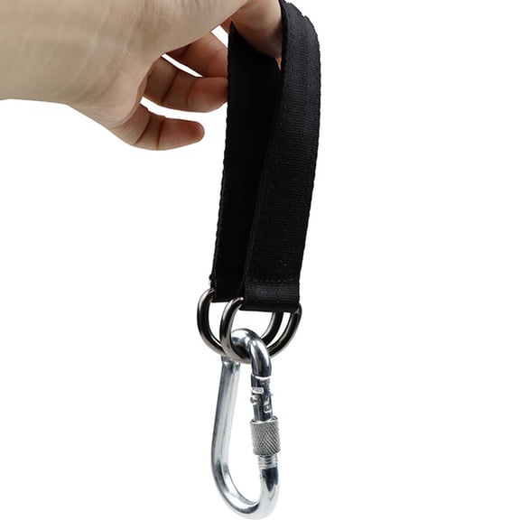 SWETRACE Adjustable Hammock Straps Durable Polyester for Camping and Hiking Black 6Pcs