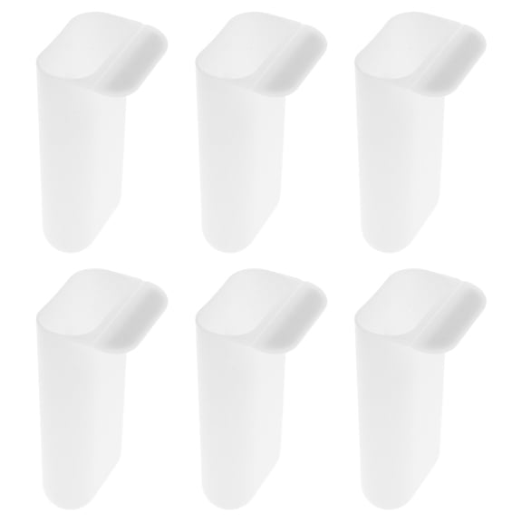 Worgeous 6 Pcs Self-Adhesive Pen Organizer Sticky Screen Pen Containers Adhesive Pencil Holder for Office Multi-Function Pencil Holder for Computer Monitor