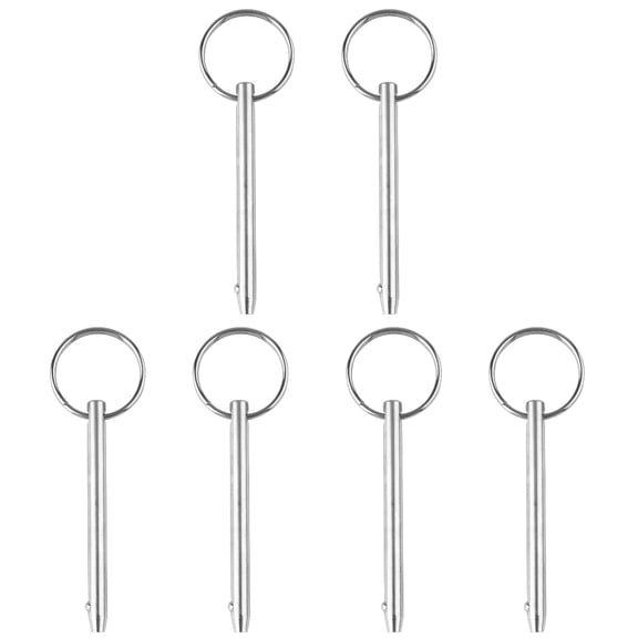 Worgeous 6 Pcs Stainless Steel Quick Release Ball Pin Marine Hardwares Boat Accessories