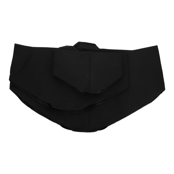 Worgeous Plant Grow Bags Black Non Woven Fabric 6Pcs 18x7in