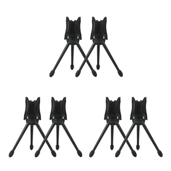Worgeous 6 Pcs Universal Desktop Microphone Stand Adjustable Mic Holder Audio Accessory
