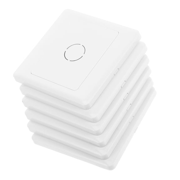 Worgeous 6 Pcs Whiteboard 2-in-1 Wall-mounted Plants Foldable Fan Decor Panel Cover Gypsum Front Wheel Hub