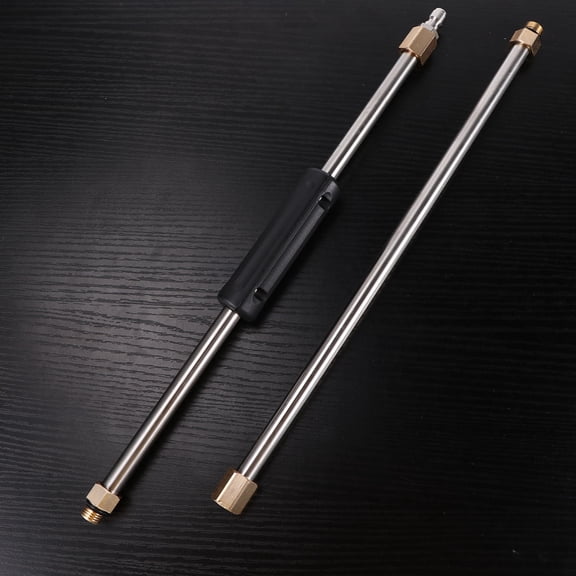 Worgeous 6 Piece Set Cleaning Extension Rod Tools for Home Use Made of Stainless Steel and Plastic 2 Meters