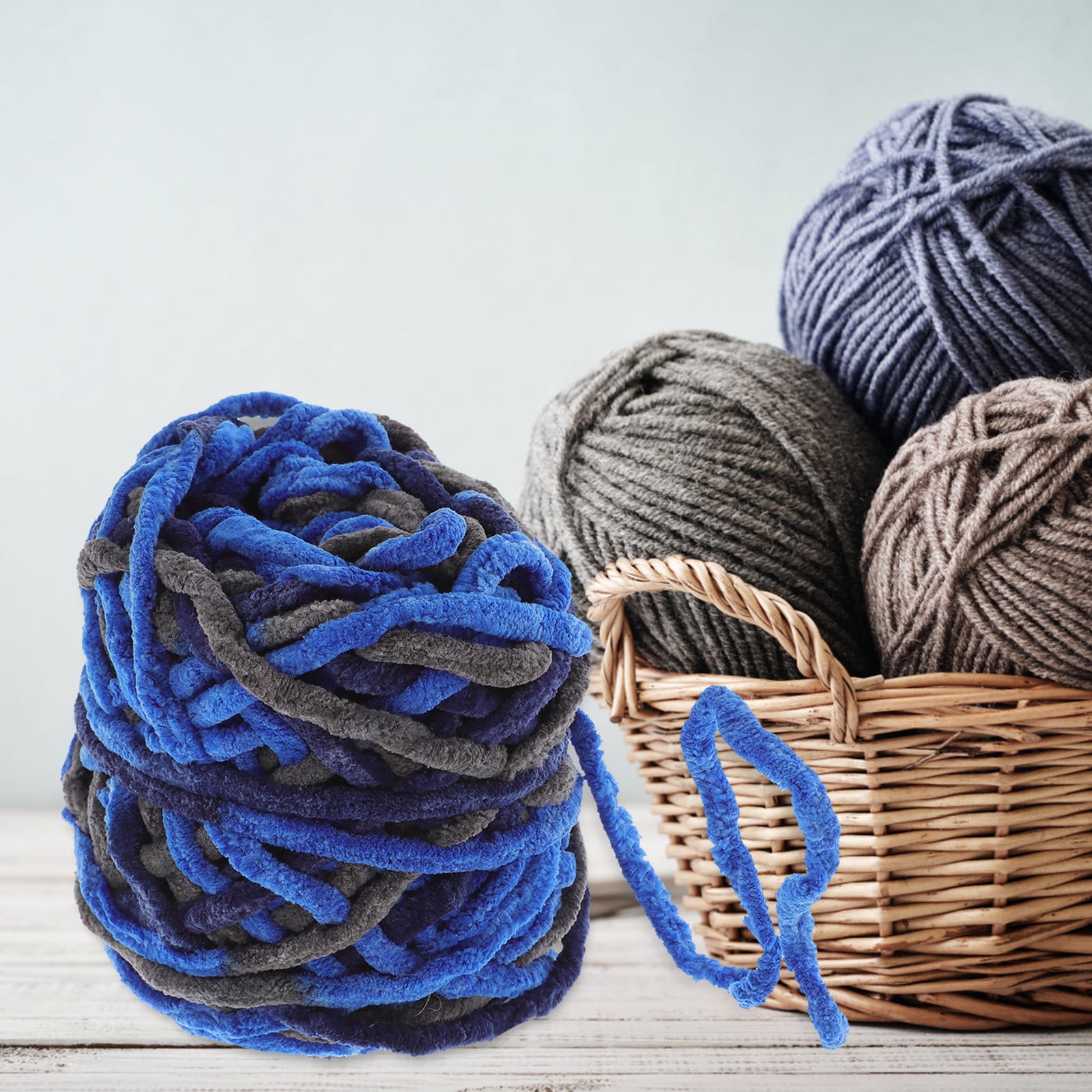 Worgeous  6 Rolls Crochet Thread for Sweater DIY Yarn Thick Crocheting Baby
