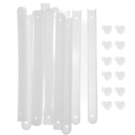 White Material Drawer Slides with Strong Bearing Capacity for Cabinet Sides and Small Drawers 6