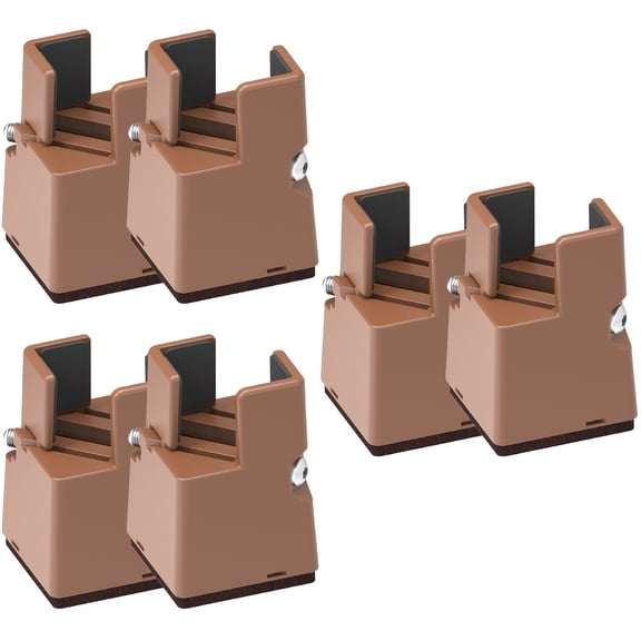 Worgeous 6 pcs Platform Bed Riser Bed Raising Block 22-42mm Adjustable Bed Riser Block
