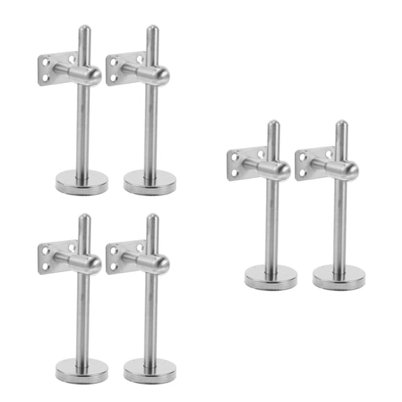 Worgeous 6 pcs  Staircase Handrail Bracket Handrail Wall Fastener Wall Mounted Hand Holder Adjustable Handrail Connector for Handrail Mounting