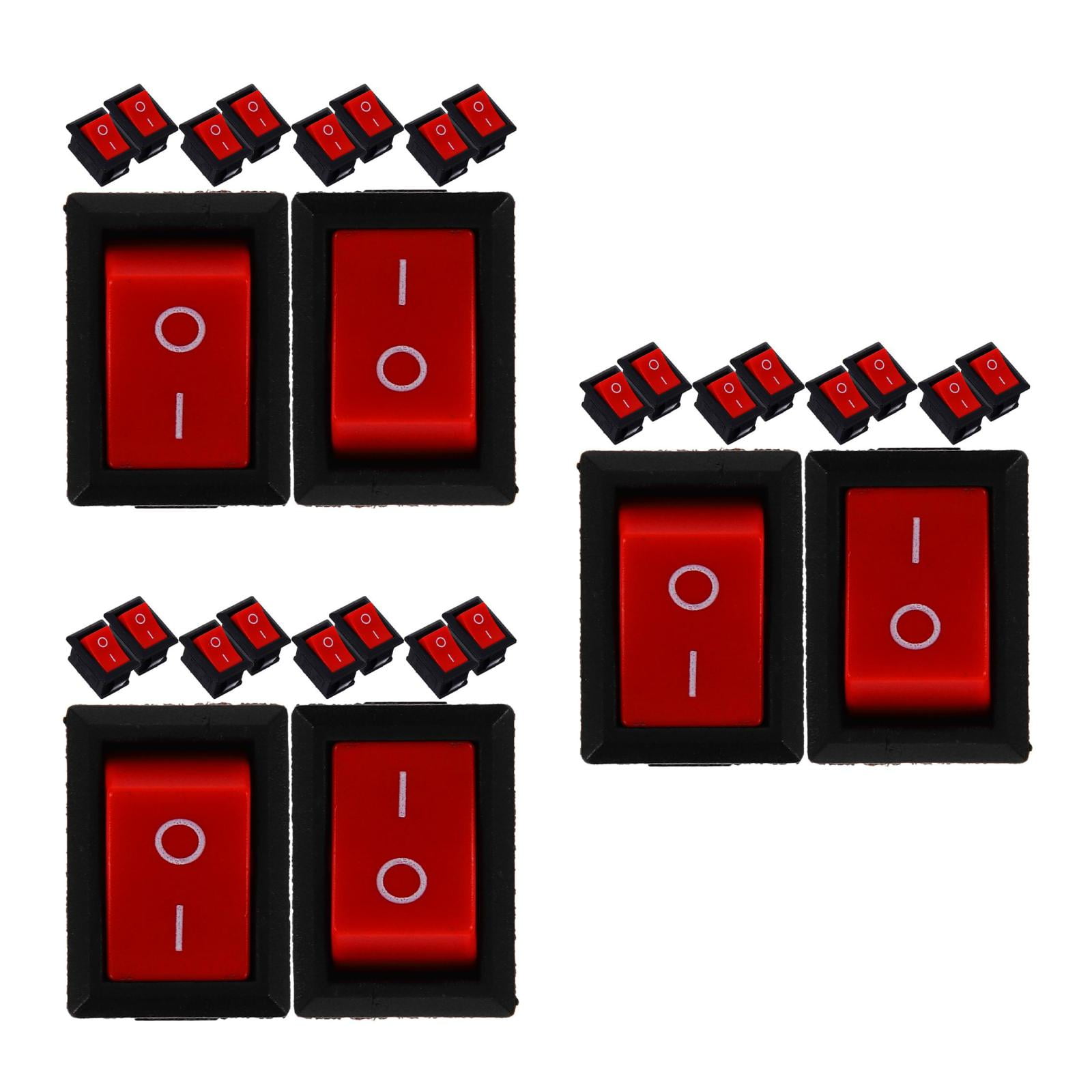 Rocker Switch On/off Position Worgeous 60 PCS Heavy Duty Toggle Switch for Car Boat Household ...
