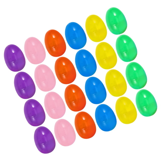 60 Pcs Easter Egg Party Supplies Plastic Fillable Jumbo Eggs