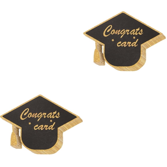 Worgeous 60 pcs Graduation Congrats Cards Creative Graduation Cap Shape Celebrating Cards School Presents