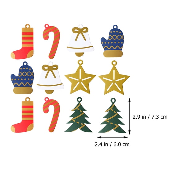 Worgeous 60Pcs Information Cards with Hole for Holiday Shopping Colleagues