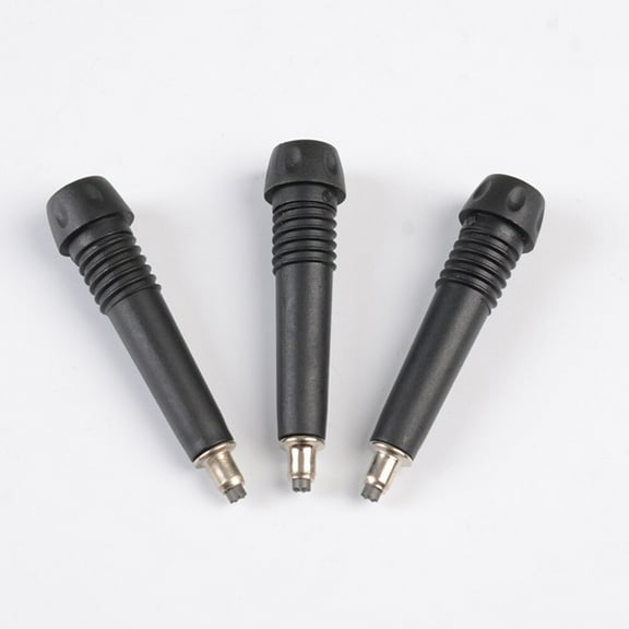 RENACLIPY Black Rubber Tips for Walking Stick Anti-Skid and Durable 6Pcs