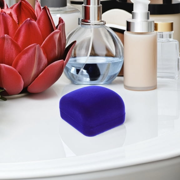 FONDOTIN 6pcs Coin Display Case Flocked Badge Display Box Elegant Storage for Collectors Home Use