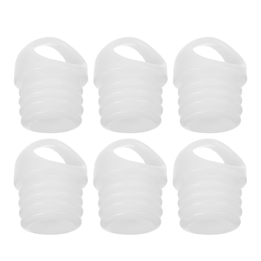Worgeous 6pcs Mop Bucket Hole Rubber Stopper Replacement Mop Bucket Drain Rubber Plug Mop Bucket Plug Stoppers Mop Bucket Outlet Plugs