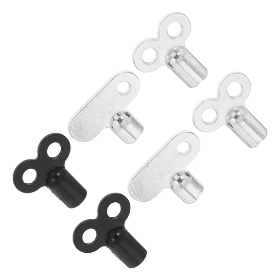 SEWCHICS Radiator Key Zinc Alloy HVAC Tools Heating System Maintenance 6Pcs