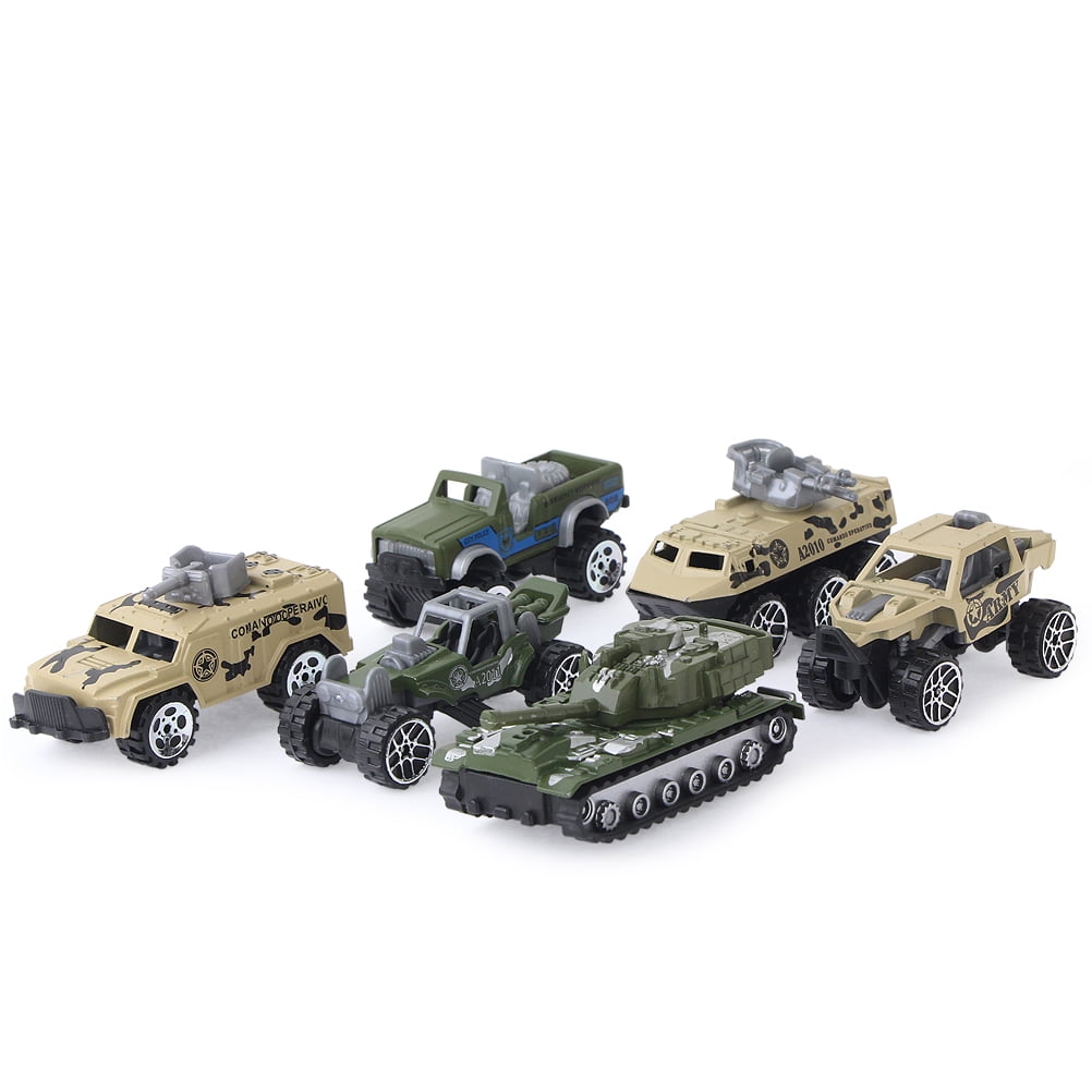 Worgeous 6pcs Vehicles Toys Alloy Car Model Kid Educational Toys Toy Car Toys