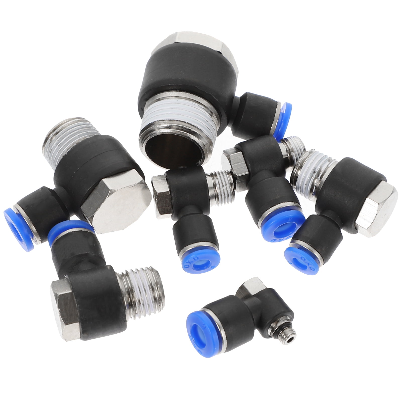 Worgeous 7 Pcs Pneumatic Connector Sewer Hose Pipe Air Compressor