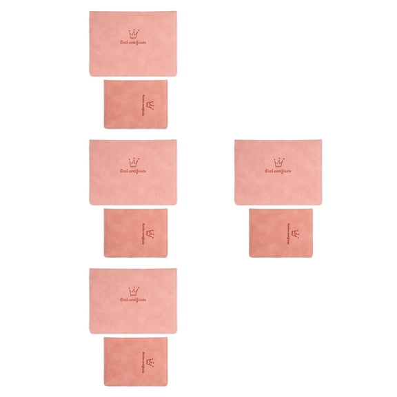 Worgeous 8 PCS  Baby Birth Certificate Cover Document Holder Certificate Protector Folder Birth Certificate Storage Cover Protective Sleeves Holder for Certificate Binder Sheets Document Protectors