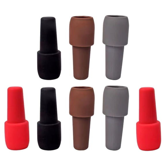 Worgeous 8 Pcs Corkscrew Chiller Silicone Wine Bottle Stopper 7.00X2.80X2.80CM