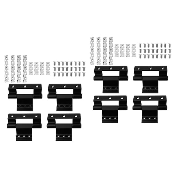 Worgeous 8 Pcs Heavy-duty Broken Bridge Aluminum Door and Window Hinge Casement Hinge