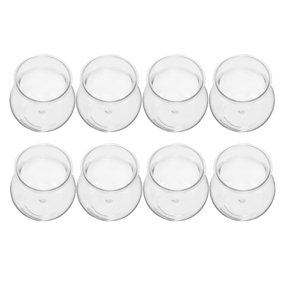 Worgeous 8 Pcs Landscape Ecological Bottle 7.00X7.00X6.80CM Transparent