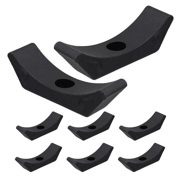 Worgeous 8 Pcs USB Charger Dumbbell Rack 14.00X4.20X4.00CM Black