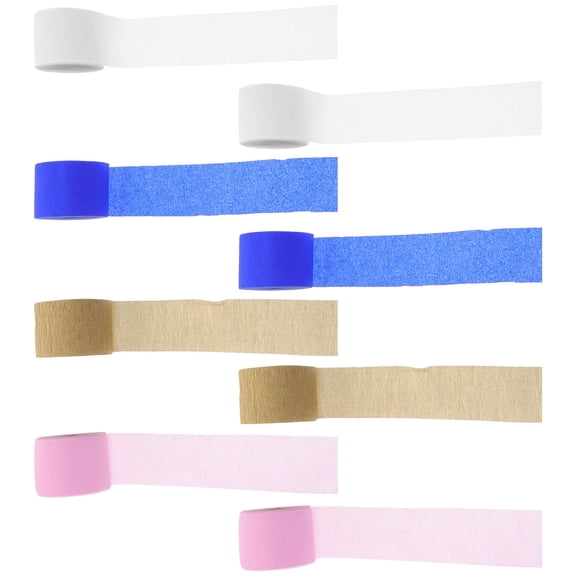 Worgeous 8 Rolls DIY Crepe Paper Party Wedding Festival Decoration Streamers