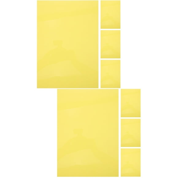 Worgeous 8 Sheets of Durable Heat Shrink Sheets Cuttable Heat Shrink Material Shrink DIY Handicraft Making Sheets