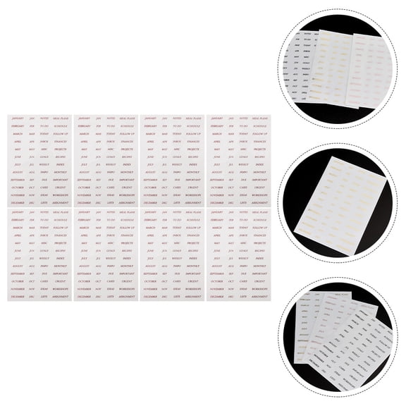 Worgeous 8 Sheets to Do Stickers Hot Stamping Creative Exquisite Child