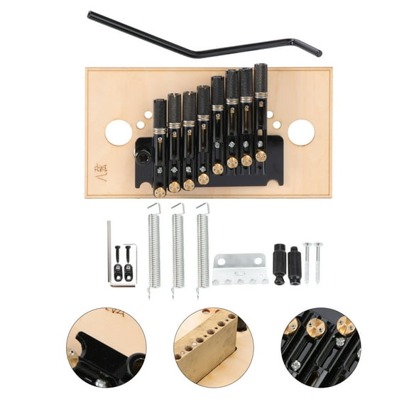 Worgeous 8 String Guitar Bridge for Precise Fitting Easy Mounting