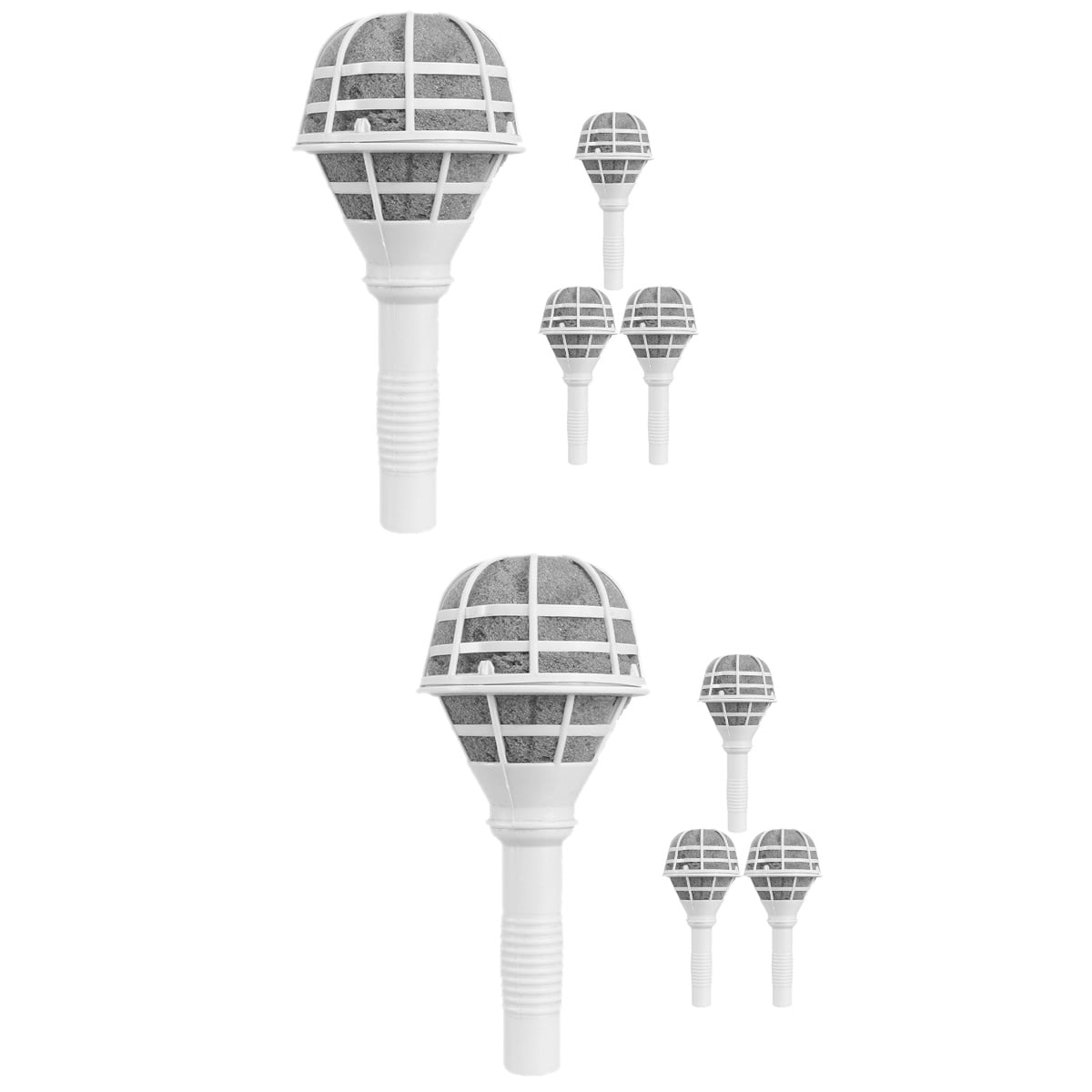 Worgeous 8 pcs  Bride Bouquet Holders Wedding Bridal Bouquet Holder Foam Floral Handle Bouquet Holder