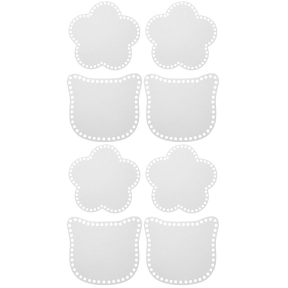 Worgeous 8 pcs Decorative Acrylic Base Convenient Base Board Crochet Acrylic Base