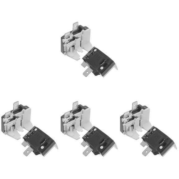 Worgeous 8 pcs  Freezer Compressor Overload Protector Refrigerator Overload Overheat Protector