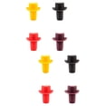 thumbnail image 1 of WEUVEB Silicone Wine Bottle Stoppers, Assorted Colors, Air-Tight Seal, Reusable, Dishwasher Safe, 8Pcs, 1 of 8