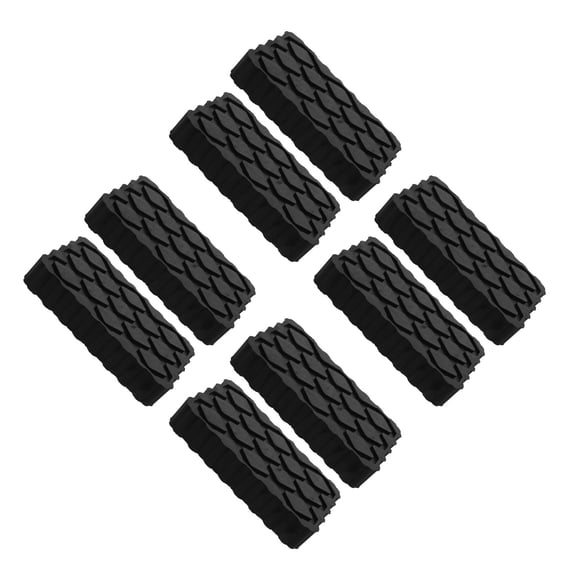Worgeous 8 pcs RV Flex Pads Rubber Jack Pads Car Lift Pads Ground Lift Adapter Heavy Duty Rubber Jack Pads Trailer Jack Pads for Vehicle Maintenance Automotive Lifts