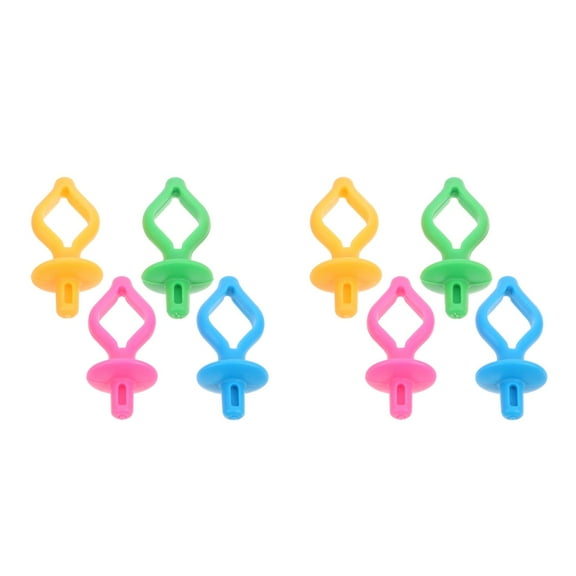 WHAMVOX WORGEOUS 8 pcs Bobbin Clips Silicone Thread Organizer Management Tool Ribbon Spool Holder Household Bobbin Holders