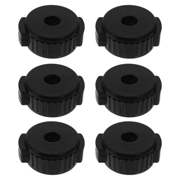 Worgeous 8PCS Plastic Cymbal Nut Removal Stand Screw Caps Percussion Drum Replacement Parts Accessories