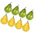 thumbnail image 1 of Worgeous 8Pcs Artificial Pear Models Foam Decoration Realistic Design Home Decor, 1 of 8